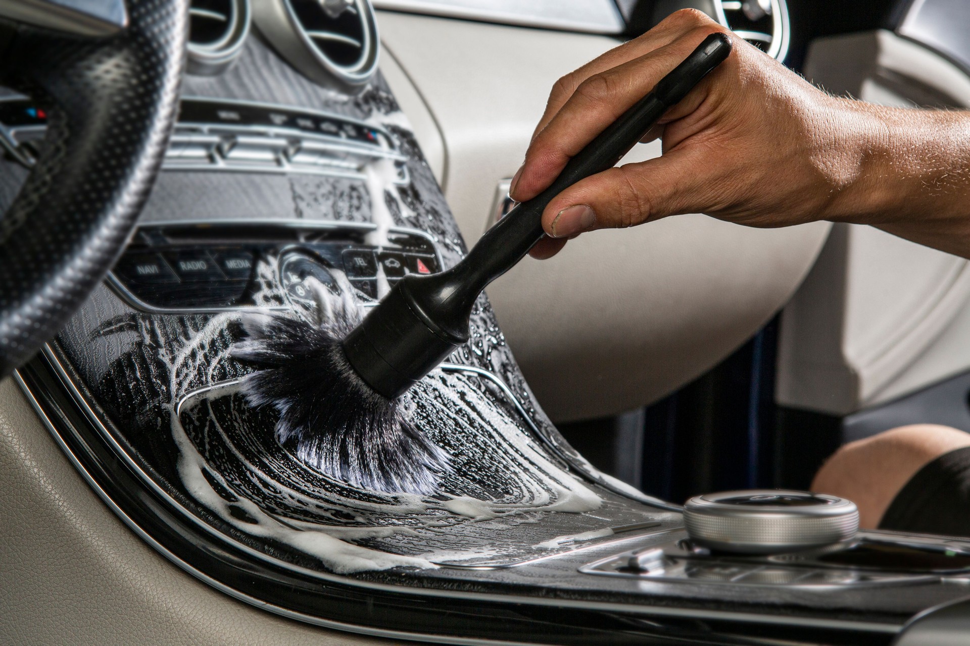 Car interior detailing